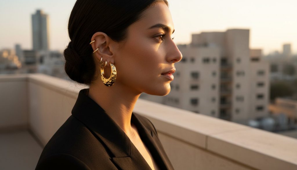 Unique Hoop Earrings Design: Elevating the Classic with Modern Artistry