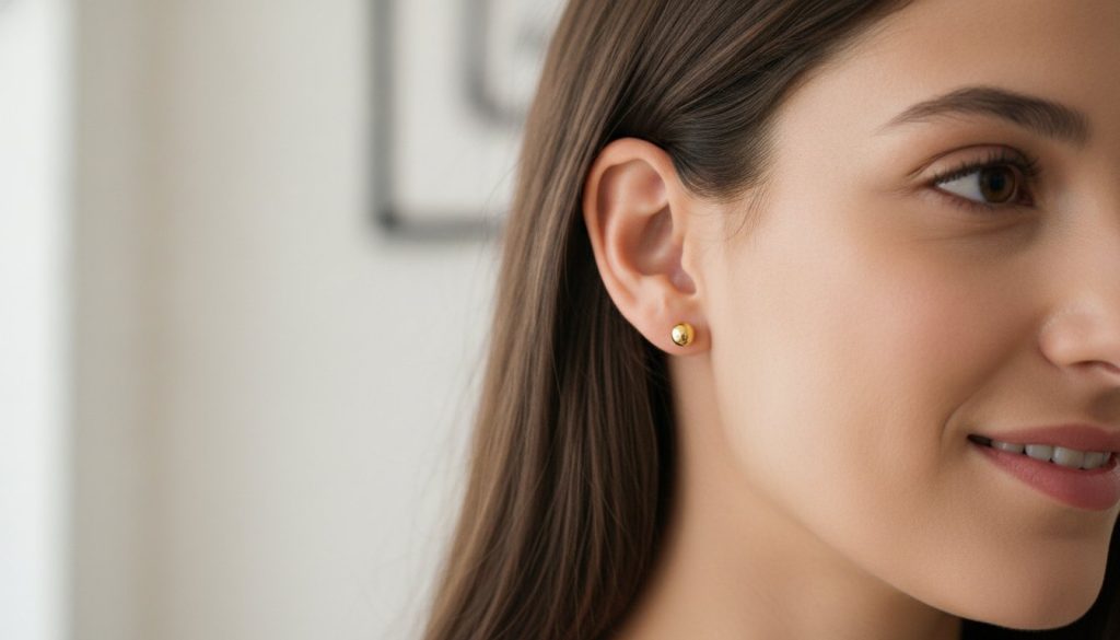 Earrings for New Piercings: A Guide to Healing in 18k Gold