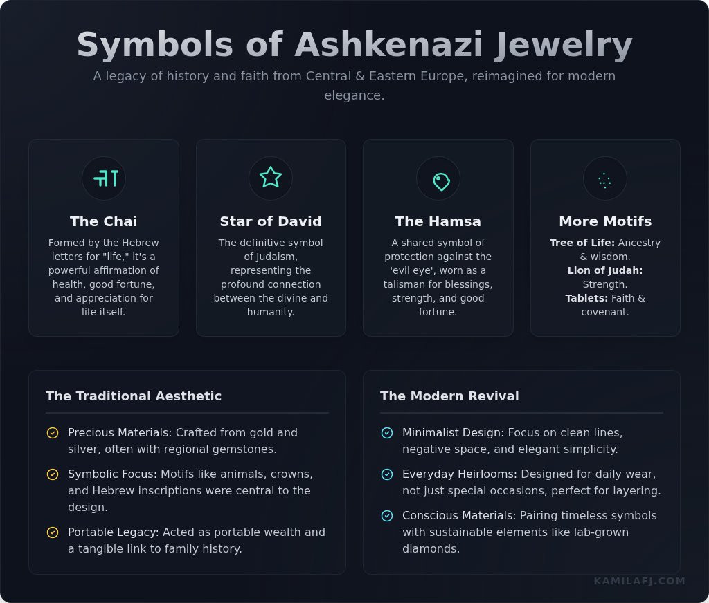 Ashkenazi Jewelry: A Guide to History, Symbols, and Modern Heirlooms