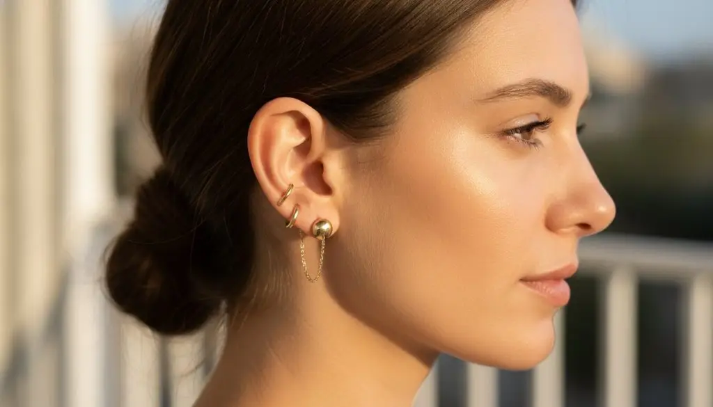 18k Gold Earrings for Sensitive Ears: Luxury & Comfort